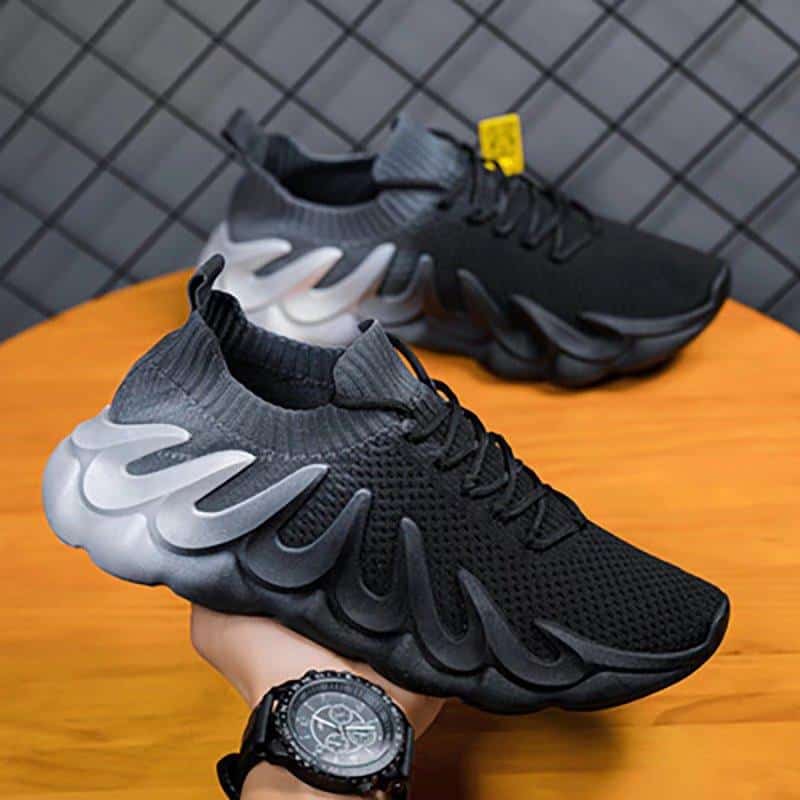 Men’s Comfortable Anti-skid Lightweight Shock Absorption Running Shoes ...